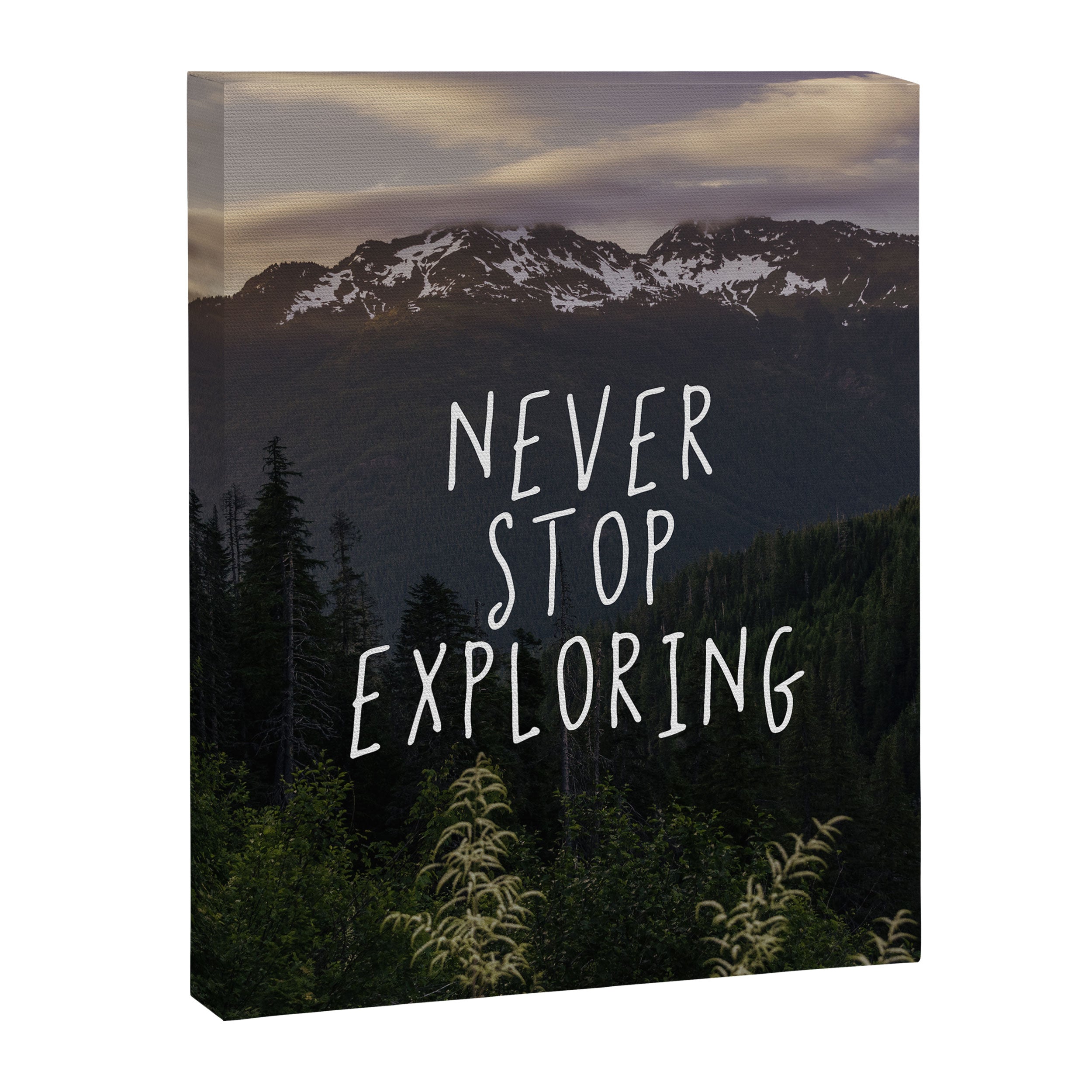 Never Stop Exploring - Nature Photography Canvas Print Gallery Image 6