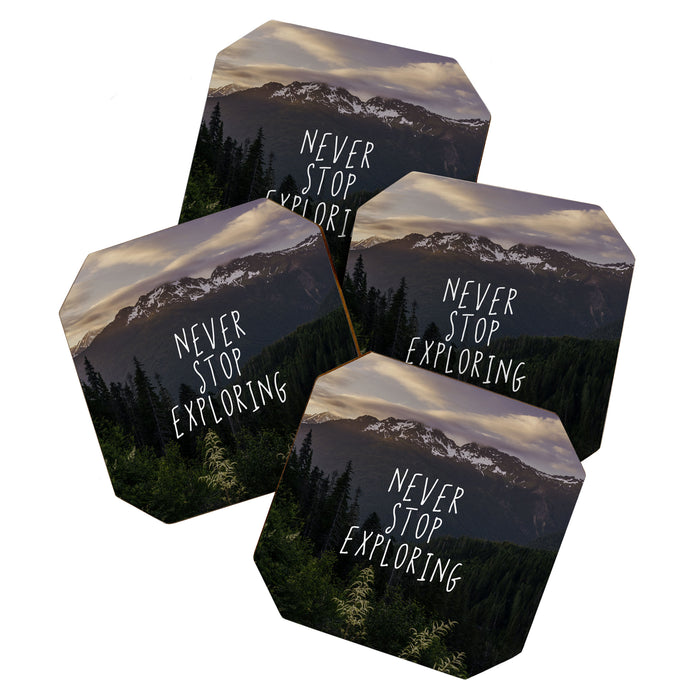 Never Stop Exploring - Nature Photography Coaster Gallery Image 1