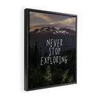 Never Stop Exploring - Nature Photography Framed Canvas Print Gallery Image 2