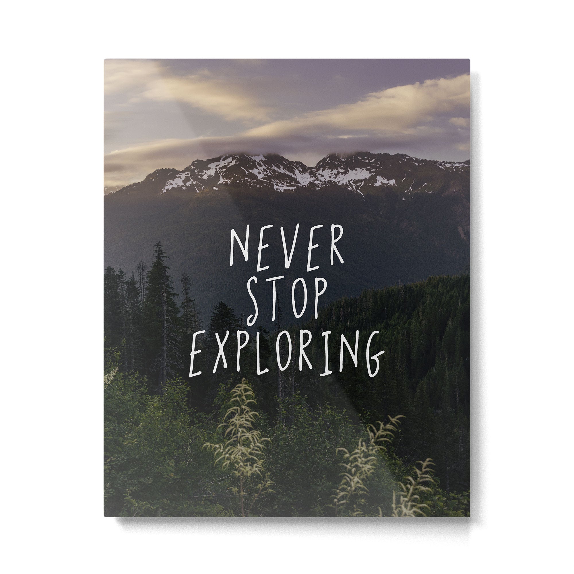 Never Stop Exploring - Nature Photography Metal Print Gallery Image 4