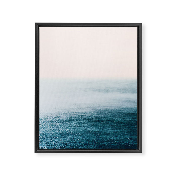 Ocean Fog Framed Canvas Print Gallery Image 1