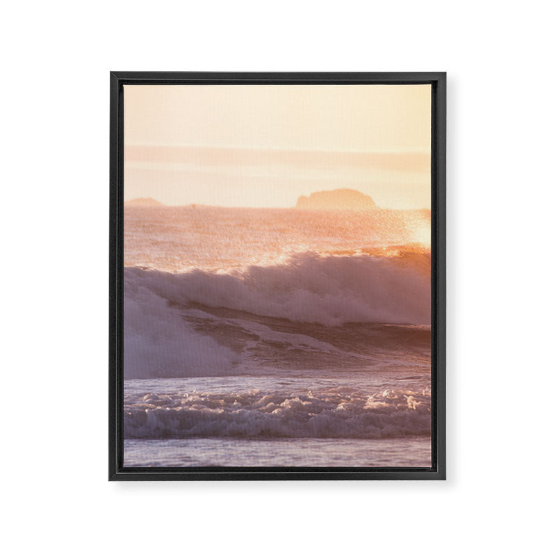 Ocean sunset Framed Canvas Print Gallery Image 6