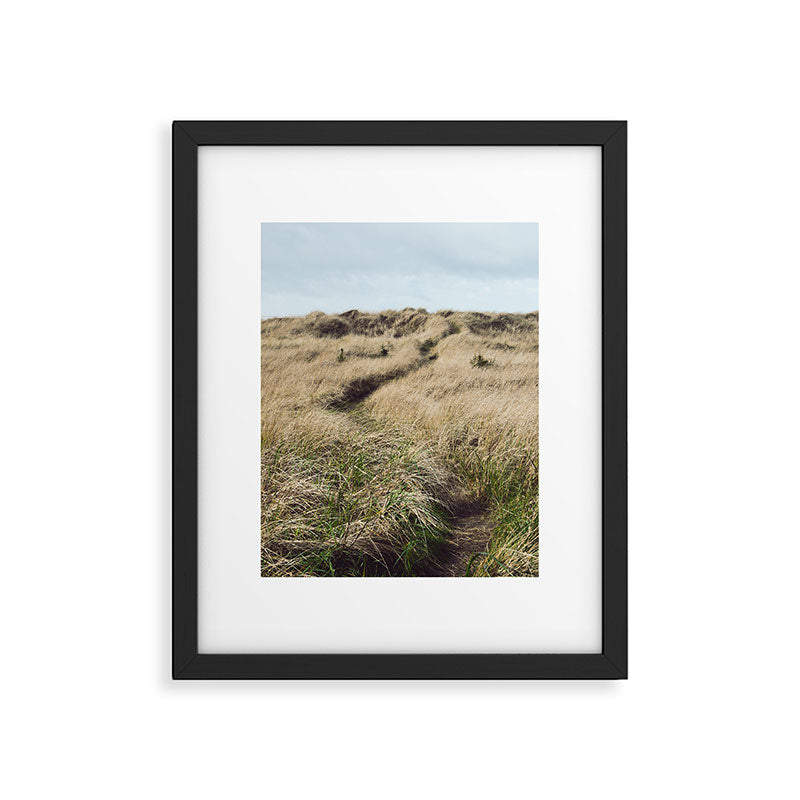 Oregon Dune Grass Adventure - Nature Photography Framed Art Print Gallery Image 5