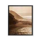 Pacific Coast Beach Sunset Framed Canvas Print Gallery Image 6
