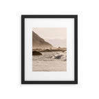Pacific Coast Summer Beach Sunset Framed Art Print Gallery Image 5