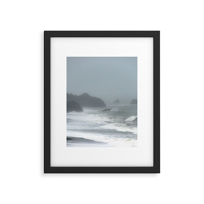 Pacific Northwest Beach Storm Framed Art Print Gallery Image 5