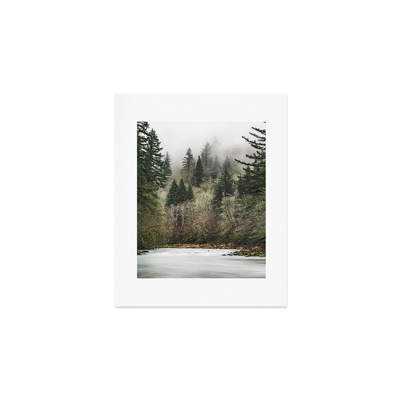 Pacific Northwest Forest River - 24/365 Art Print Gallery Image 1