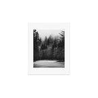 Pacific Northwest River - Black and White Nature Photography Art Print Gallery Image 1