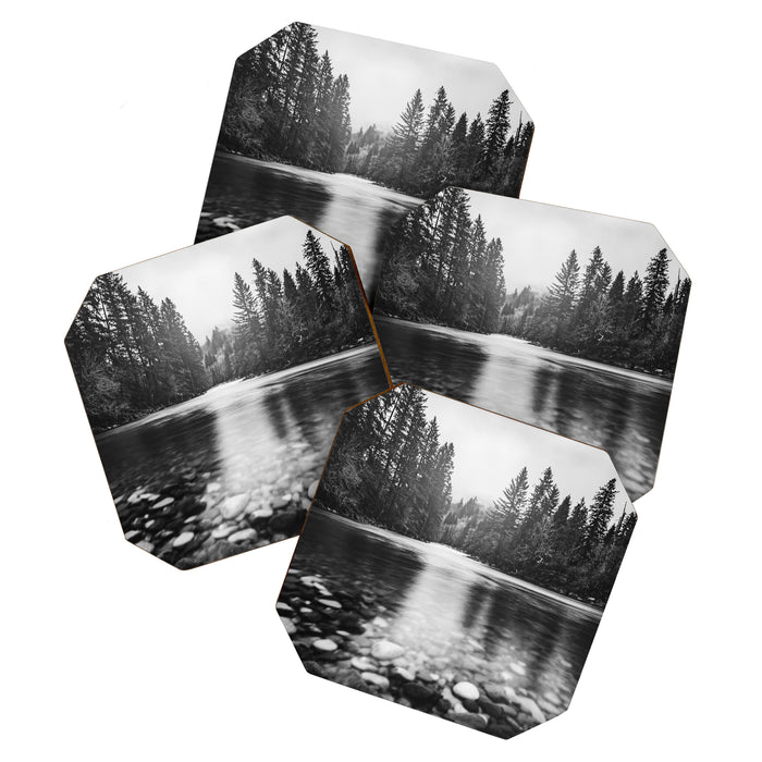 Pacific Northwest River III - Nature Photography Coaster Gallery Image 1