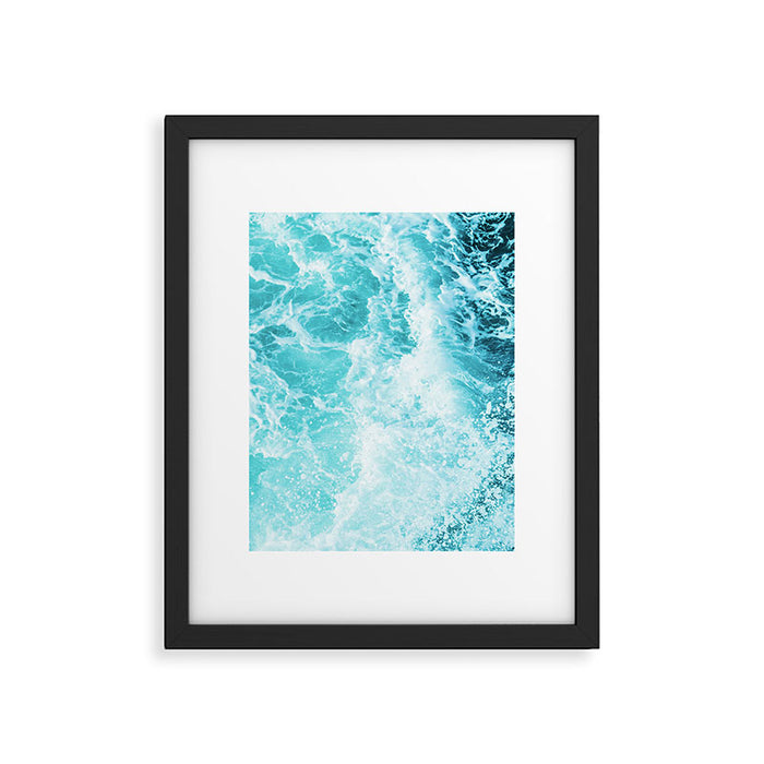 Perfect Sea Waves Framed Art Print Gallery Image 1