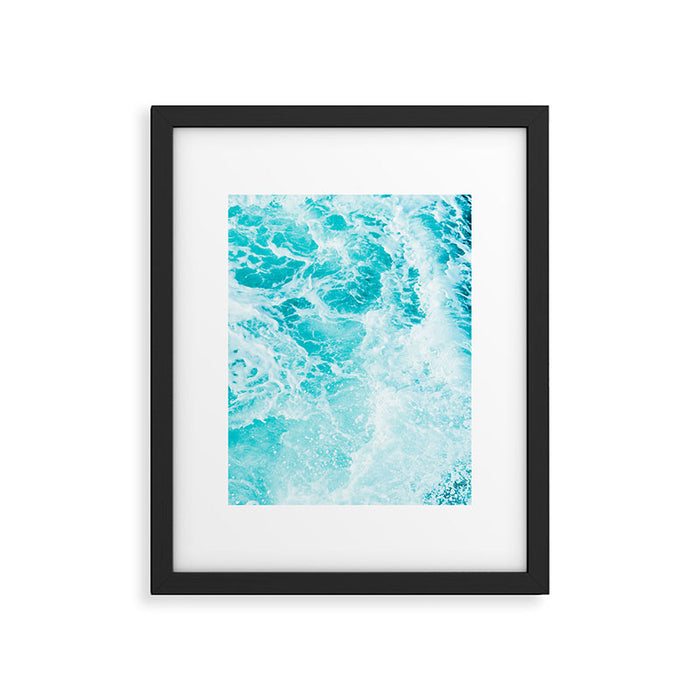 Perfect Sea Waves Framed Art Print Gallery Image 1