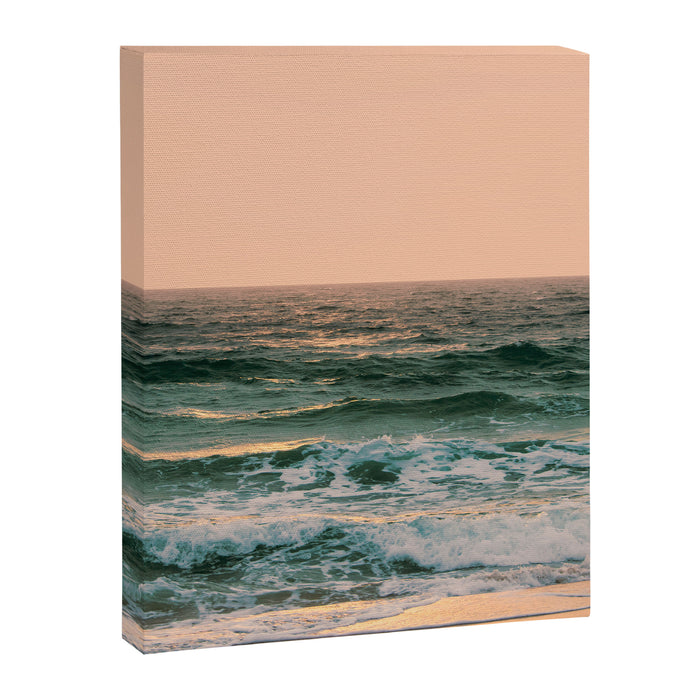 Pink Skies Ocean Vibes Canvas Print Gallery Image 1