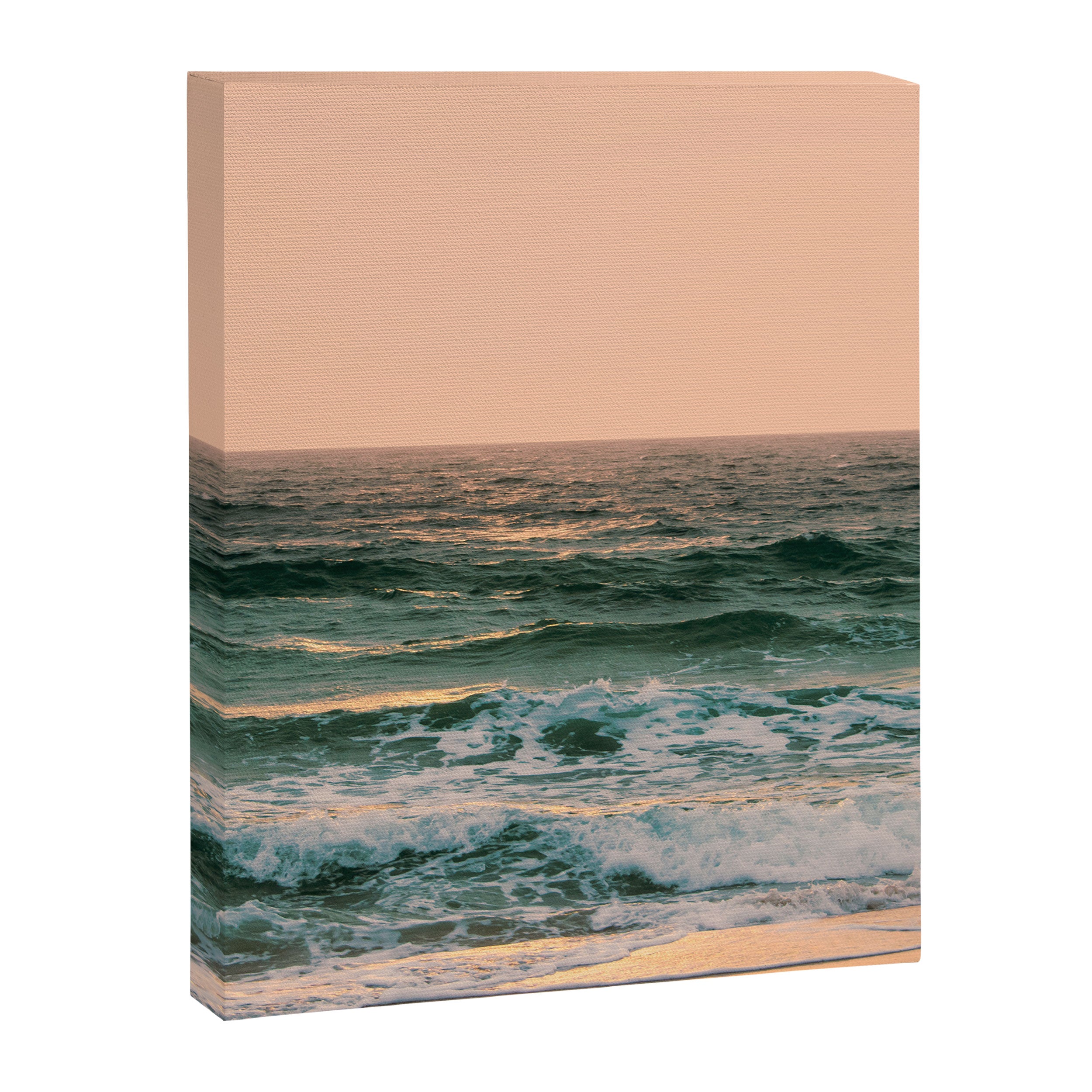 Pink Skies Ocean Vibes Canvas Print Gallery Image 6