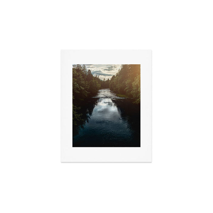 PNW River Run - Pacific Northwest Nature Photography Art Print Gallery Image 1
