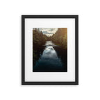PNW River Run - Pacific Northwest Nature Photography Framed Art Print Gallery Image 5