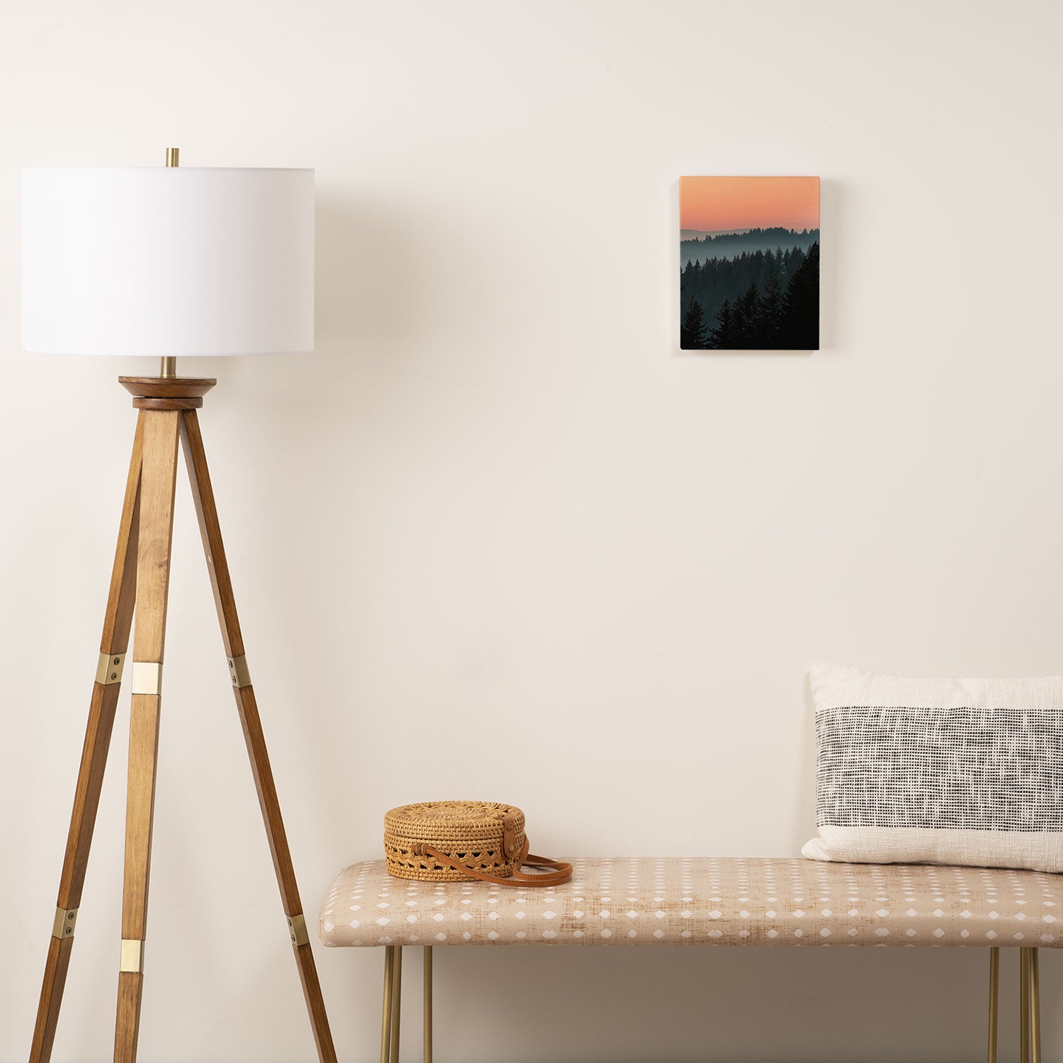 PNW Sunset Canvas Print Gallery Image 2