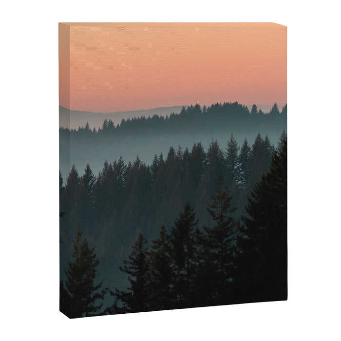 PNW Sunset Canvas Print Gallery Image 1