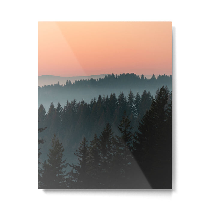 PNW Sunset Metal Print Gallery Image 1