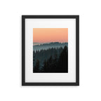 PNW Sunset Framed Art Print Gallery Image 5