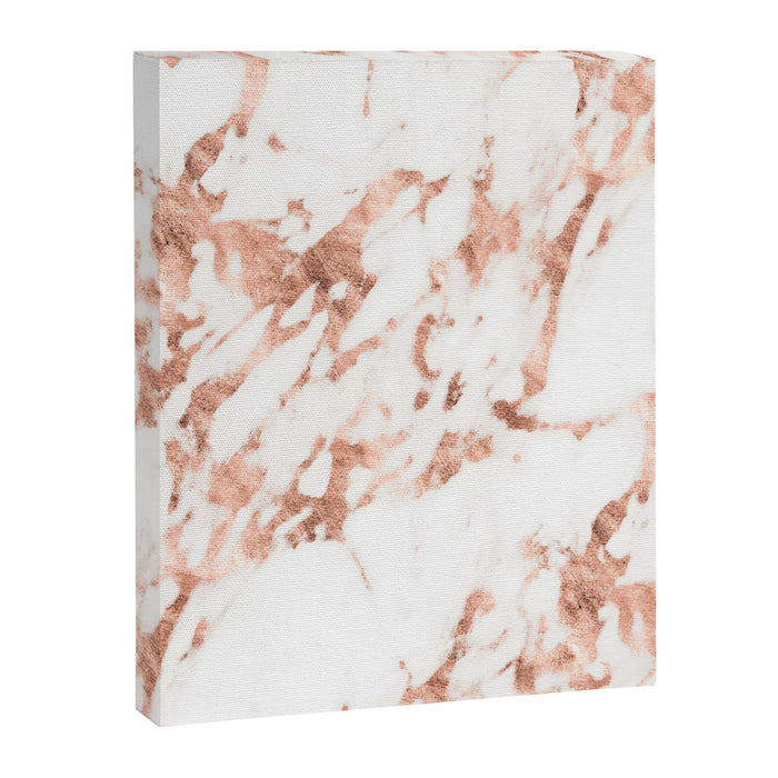 Rose Gold Marble - Perfect Pink Rose Gold Marble Canvas Print Gallery Image 1