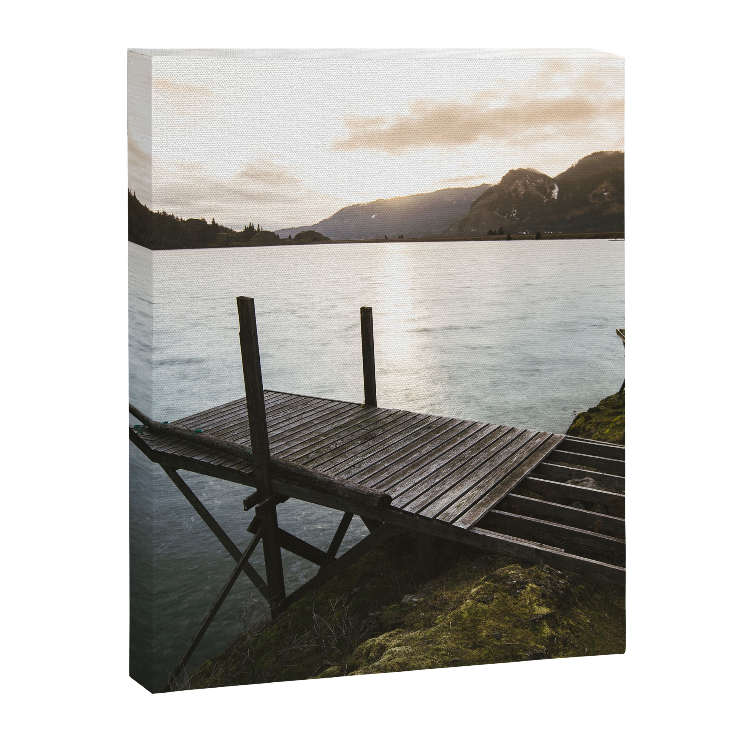 Salmon Sunrise Canvas Print Gallery Image 8