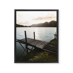 Salmon Sunrise Framed Canvas Print Gallery Image 8