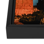 Sedona Vortex - Chimney Rock Desert Photography Framed Canvas Print Gallery Image 3