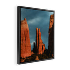 Sedona Vortex - Chimney Rock Desert Photography Framed Canvas Print Gallery Image 2