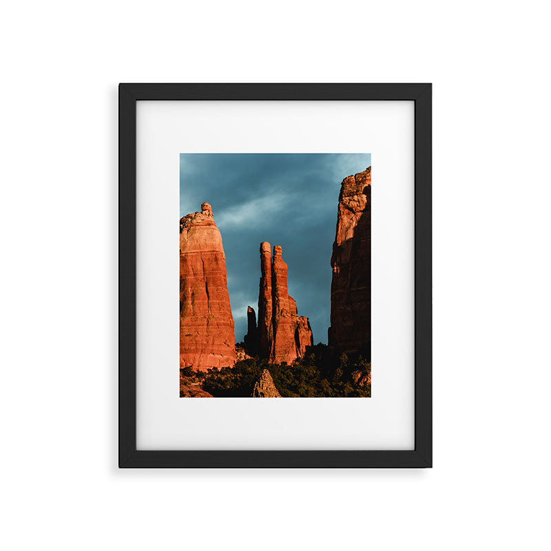 Sedona Vortex - Chimney Rock Desert Photography Framed Art Print Gallery Image 5