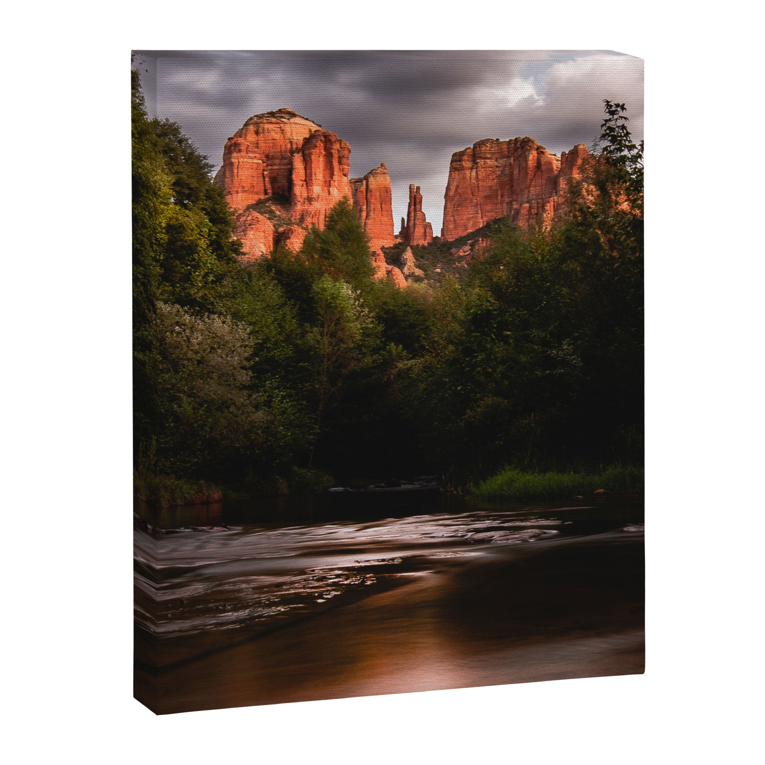 Sedona Vortex II - Chimney Rock Desert Photography Canvas Print Gallery Image 6