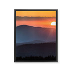 Smoky Mountain National Park Sunset - 19/365 Framed Canvas Print Gallery Image 6