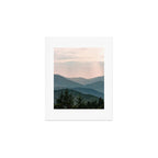 Smoky Mountain Pastel Sunset Art Print Gallery Image 1