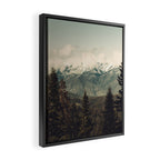 Snow capped Sierras Framed Canvas Print Gallery Image 2