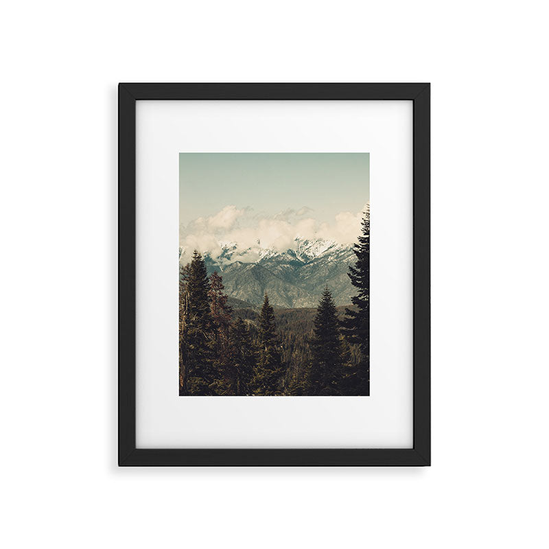 Snow capped Sierras Framed Art Print Gallery Image 5