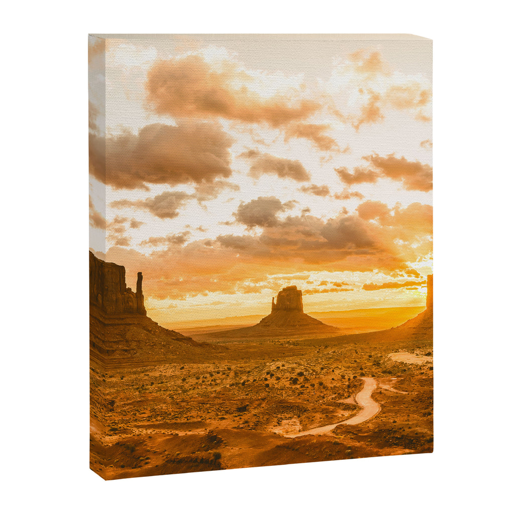 Southwest Wanderlust - Monument Valley Sunrise Nature Photography Canvas Print Gallery Image 6