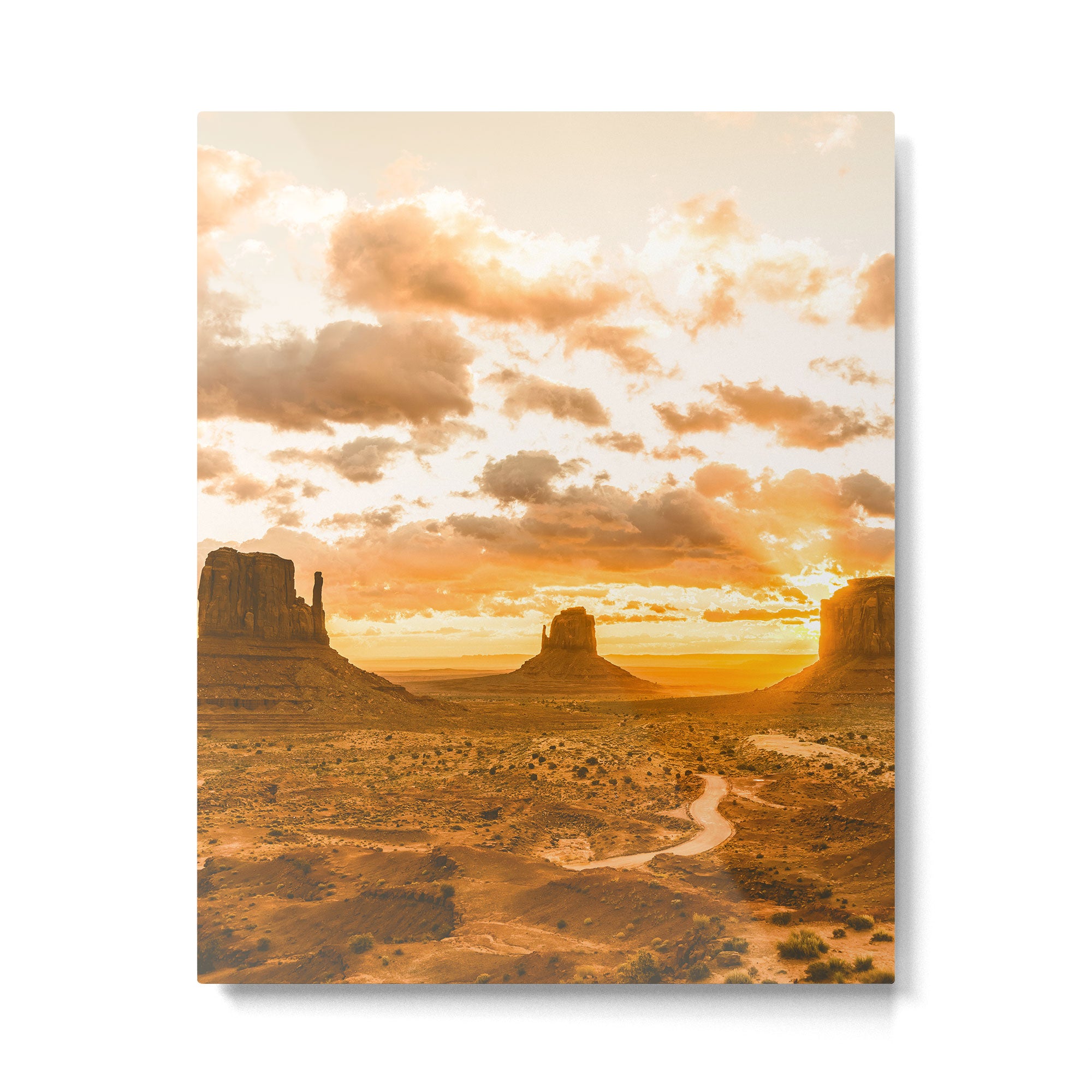 Southwest Wanderlust - Monument Valley Sunrise Nature Photography Metal Print Gallery Image 4