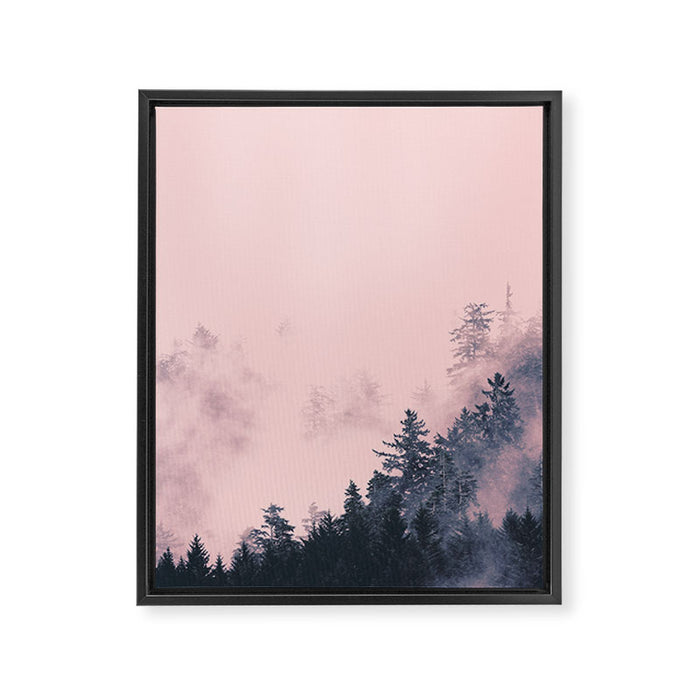 Summer In The Mountains Framed Canvas Print Gallery Image 1