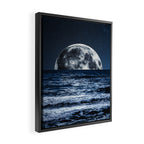 Summer Moonrise Framed Canvas Print Gallery Image 2