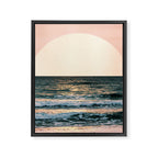 Summer Sunset Framed Canvas Print Gallery Image 6