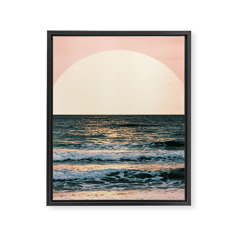 Summer Sunset Framed Canvas Print Gallery Image 6