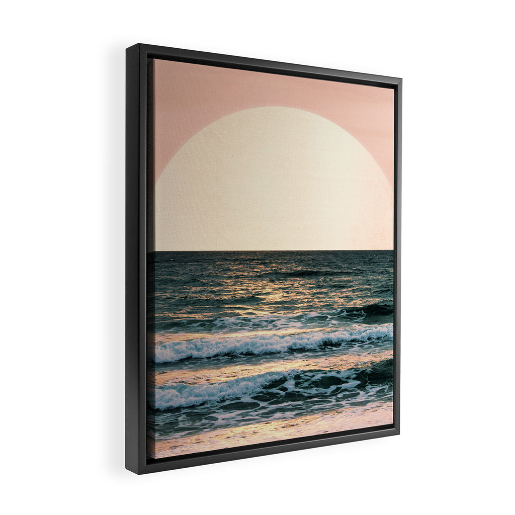 Summer Sunset Framed Canvas Print Gallery Image 2