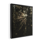 Sunset in the Woods - Nature Photography Framed Canvas Print Gallery Image 2