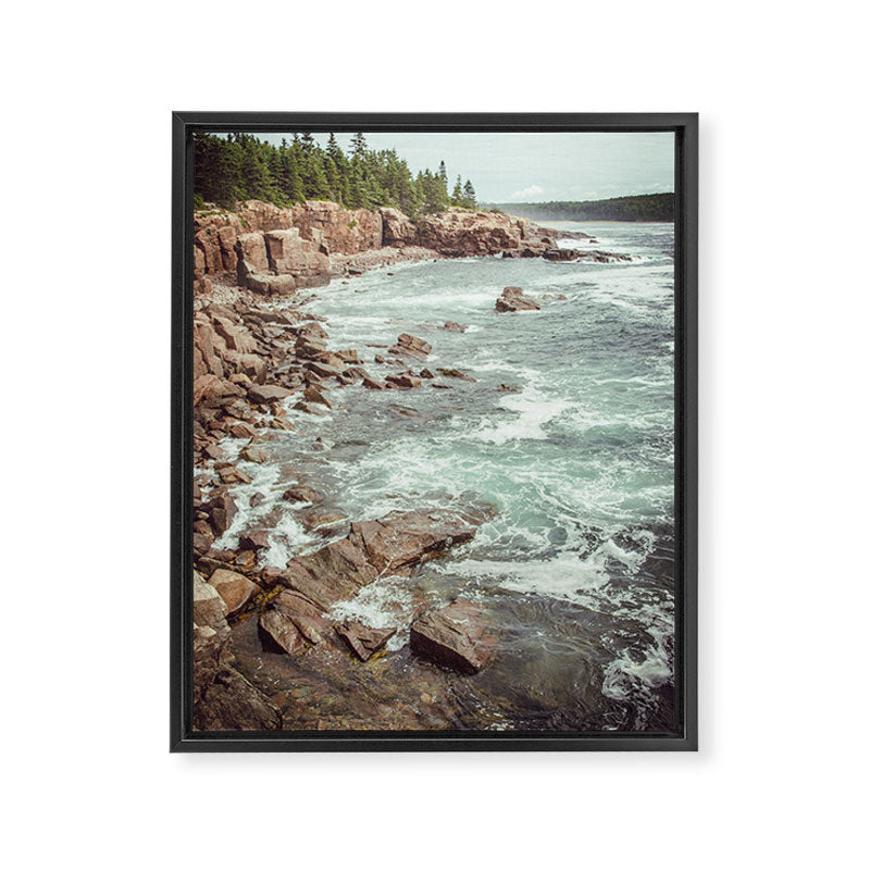 Swirling Sea Framed Canvas Print Gallery Image 6