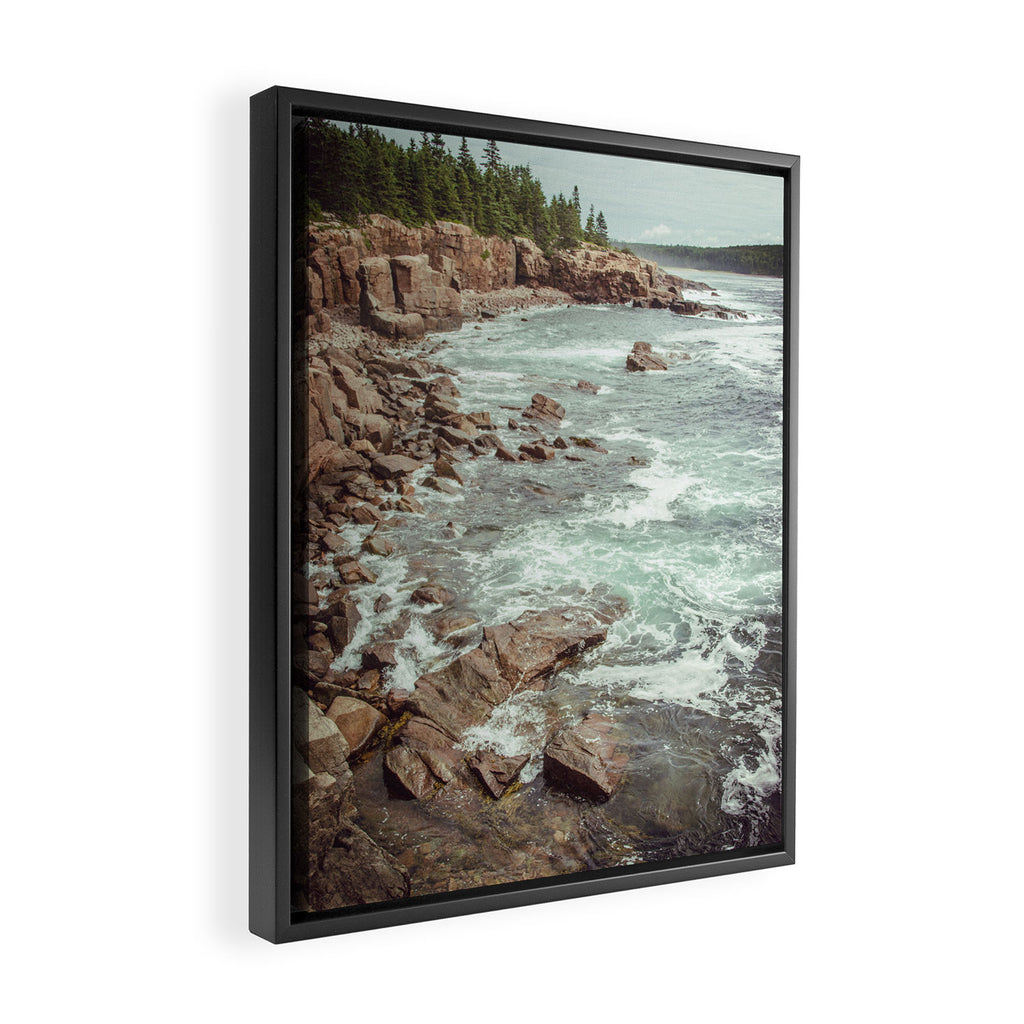 Swirling Sea Framed Canvas Print Gallery Image 2
