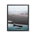 The Lost Summer - Ocean Beach Landscape Framed Canvas Print Gallery Image 6
