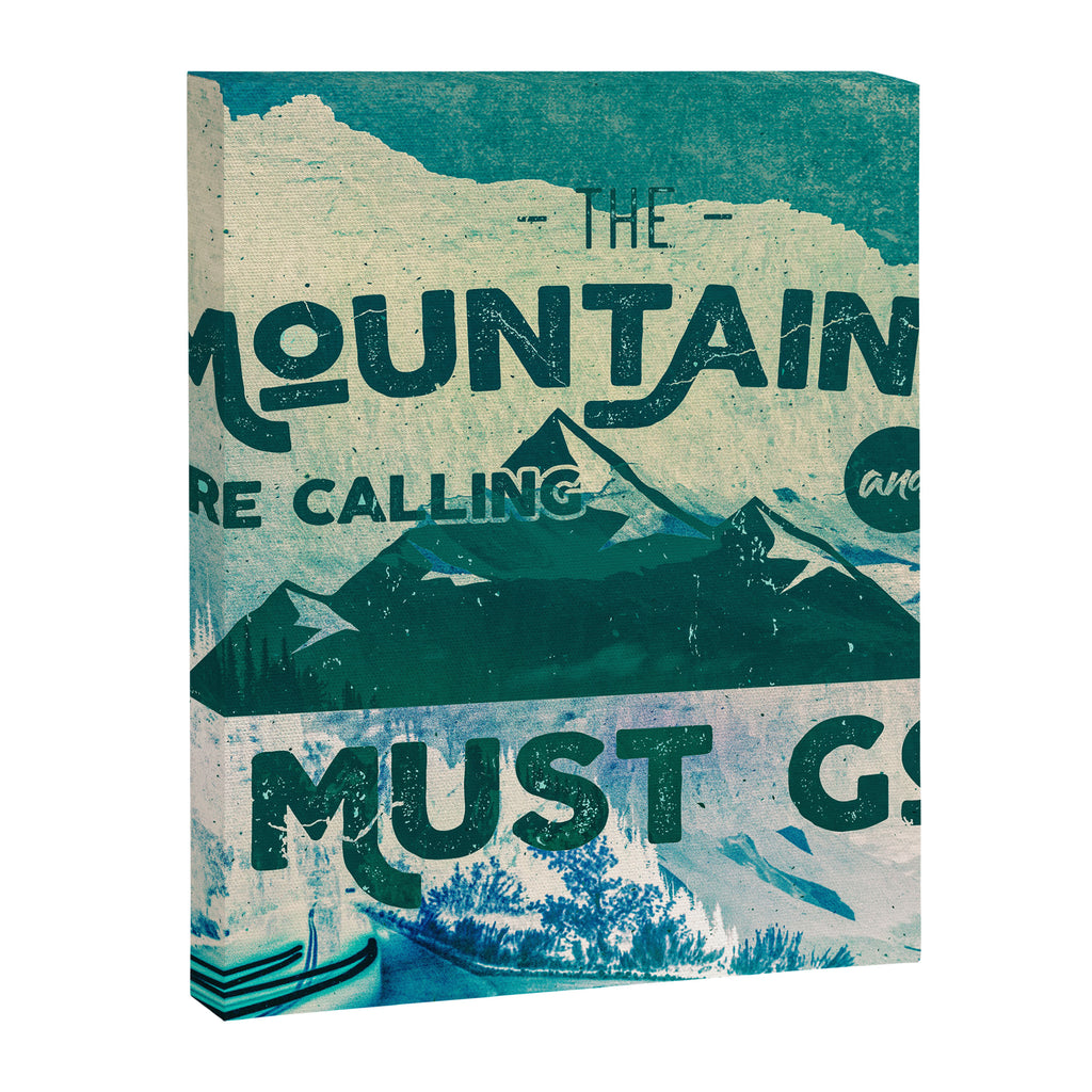 The Mountains are Calling & I Must Go Canvas Print Gallery Image 8
