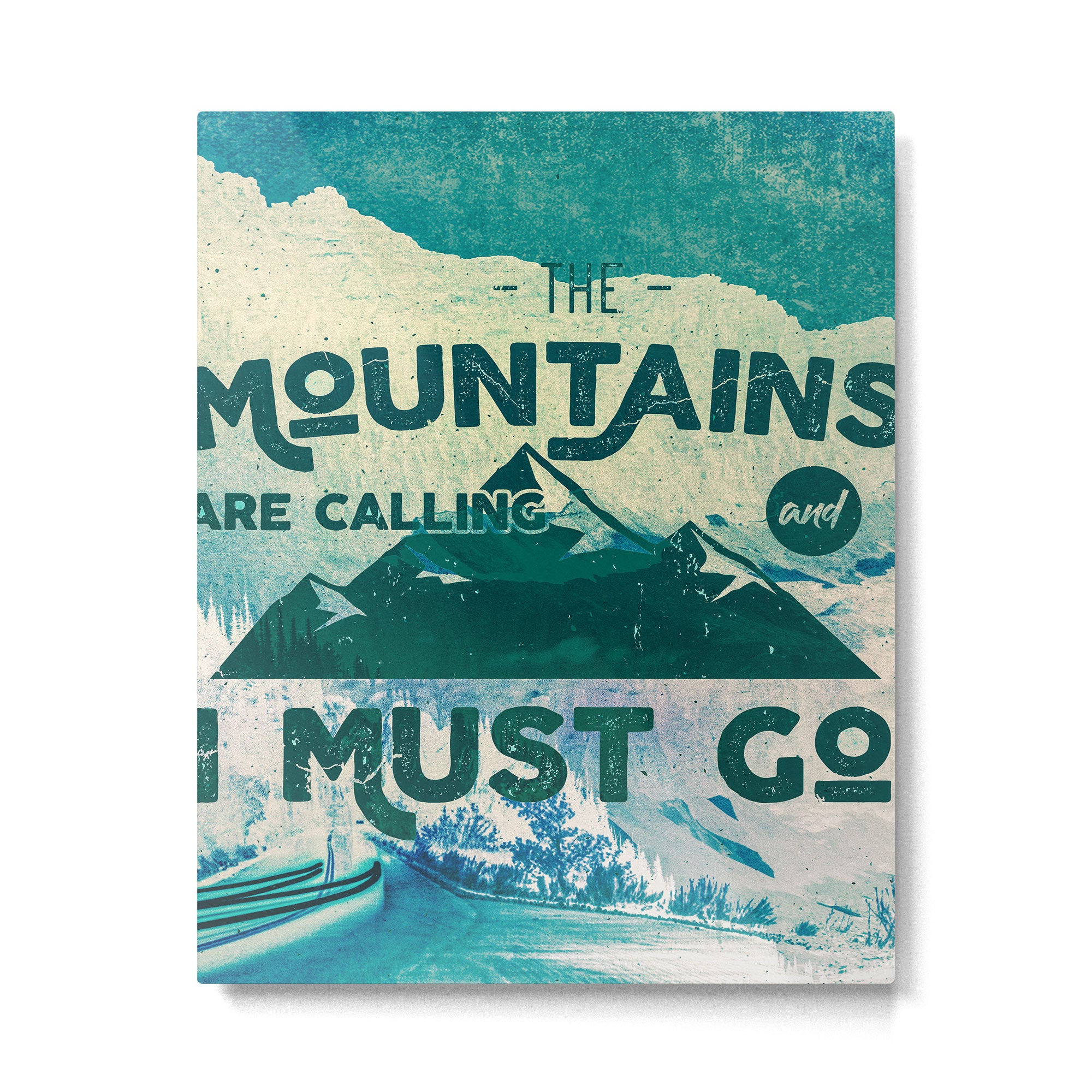 The Mountains are Calling & I Must Go Metal Print Gallery Image 6