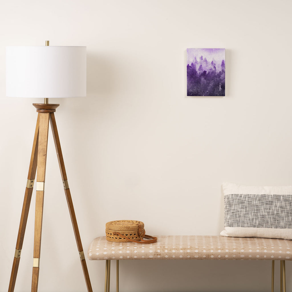 Ultra Violet Adventure Forest Canvas Print Gallery Image 2