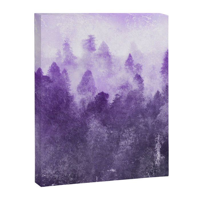 Ultra Violet Adventure Forest Canvas Print Gallery Image 1