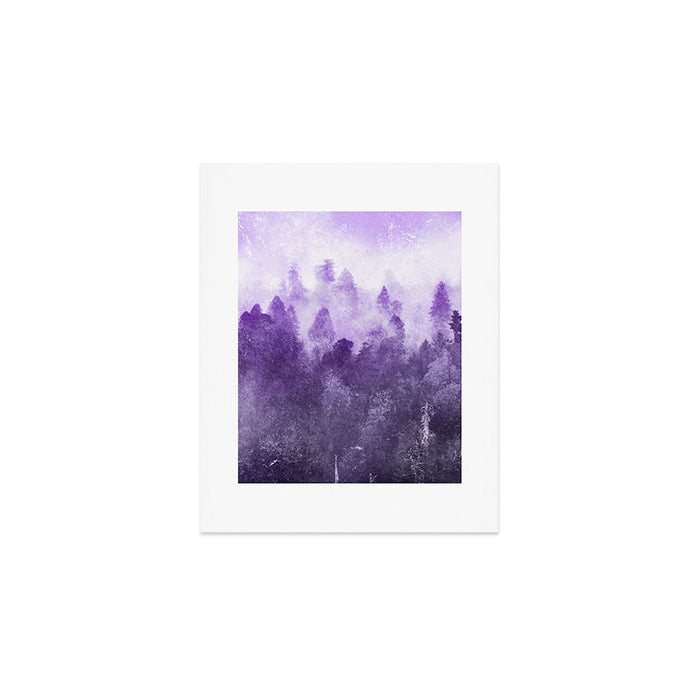 Ultra Violet Adventure Forest Art Print Gallery Image 1